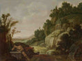 Jacob Pynas Mountain Landscape with Narcissus A4 Photo Print