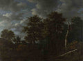 Jacob van Ruisdael A Pool surrounded by Trees A4 Photo Print
