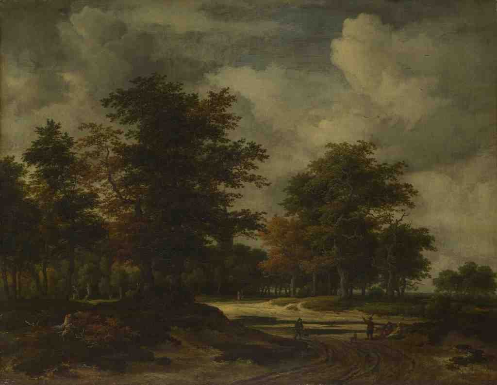 Jacob van Ruisdael A Road leading into a Wood A4 Photo Print