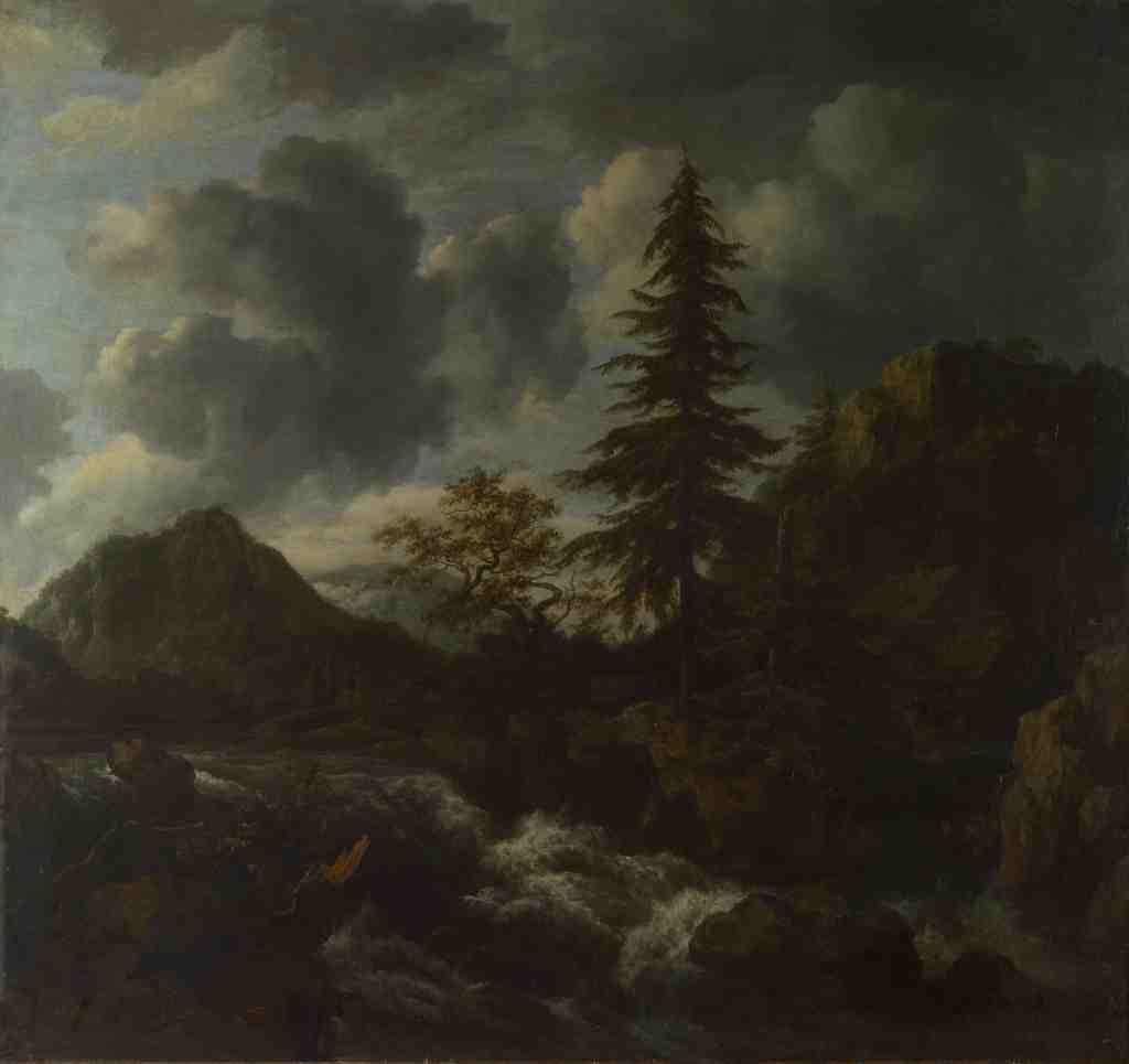 Jacob van Ruisdael A Torrent in a Mountainous Landscape A4 Photo Print