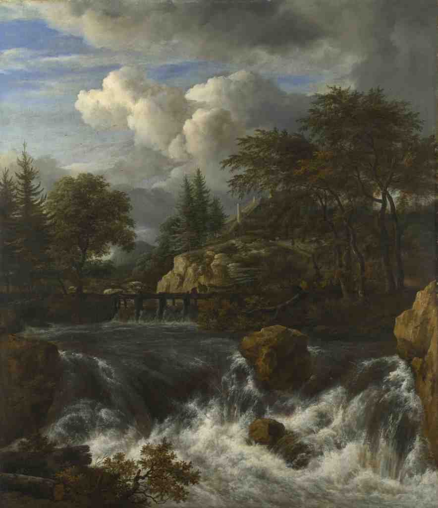 Jacob van Ruisdael A Waterfall in a Rocky Landscape A4 Photo Print