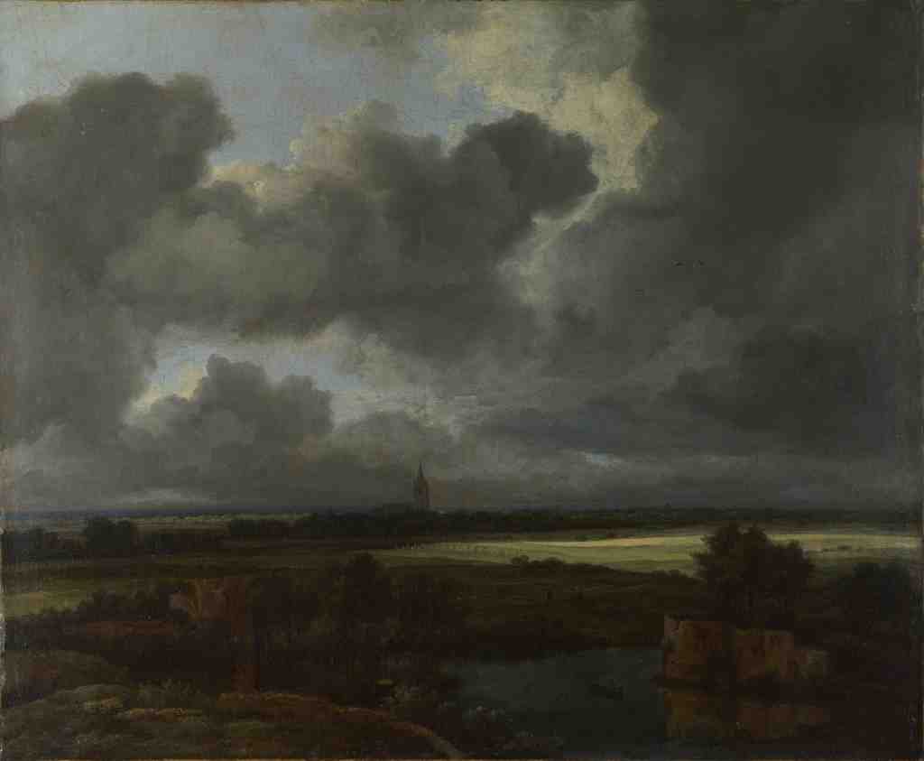 Jacob van Ruisdael An Extensive Landscape with Ruins A4 Photo Print
