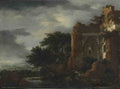 Jacob van Ruisdael Ruins in a Dune Landscape A4 Photo Print