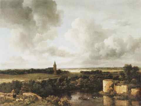 Jacob van Ruisdael Ruisdael 67Landsc A4 Photo Print