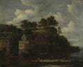 Jacob van Ruisdael Three Watermills with Washerwomen A4 Photo Print