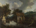 Jacob van Ruisdael Two Watermills and an Open Sluice at Singraven A4 Photo Print