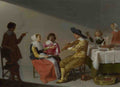 Jacob van Velsen A Musical Party A4 Photo Print
