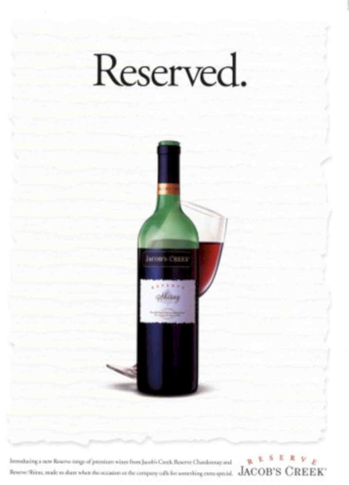 Jacobs Creek Merlot Vintage Retro Advert Poster A4 Photo Print