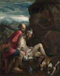 Jacopo Bassano The Good Samaritan A4 Photo Print