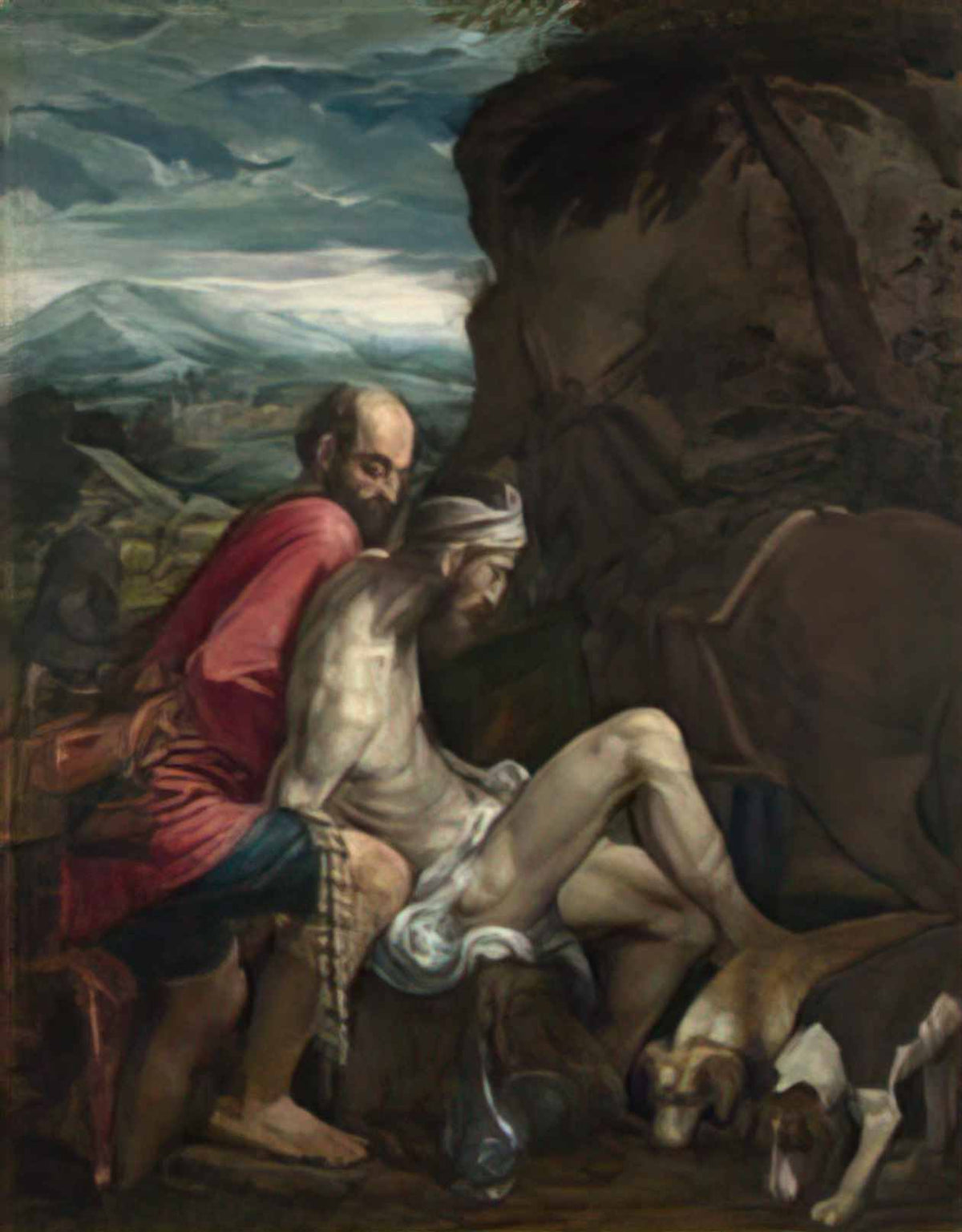 Jacopo Bassano the good samaritan 1563 Art A4 Photo Print