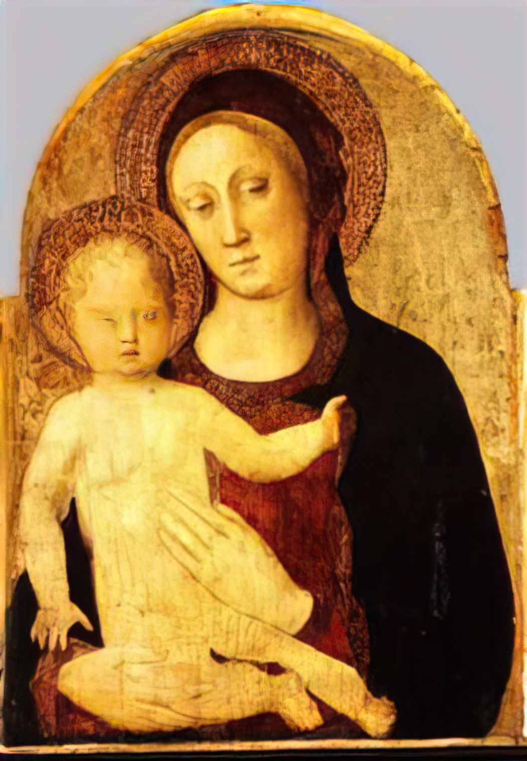 Jacopo Bellini madonna and child1 Art A4 Photo Print