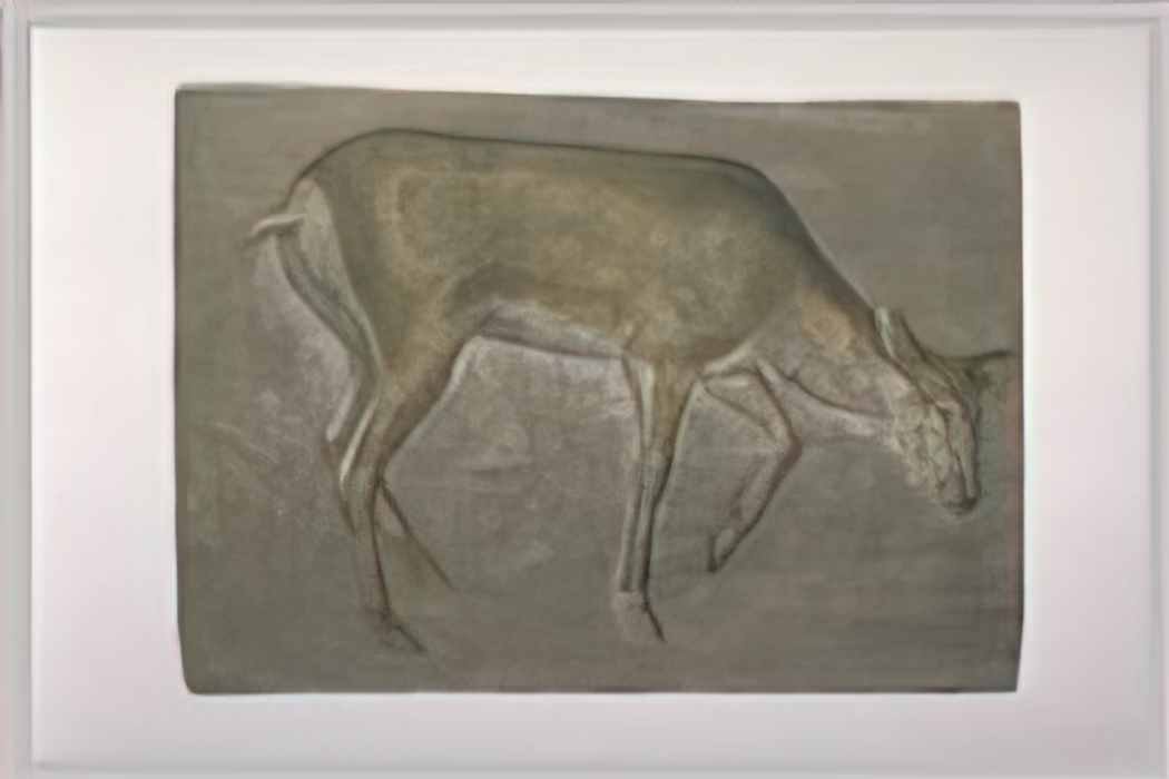 Jacopo Bellini sketch of deer doe Art A4 Photo Print