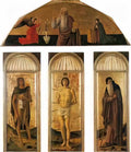 Jacopo Bellini triptych of st sebastian 1464 Art A4 Photo Print