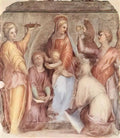 Jacopo Pontormo mary with christ child and saints 1514 Art A4 Photo Print