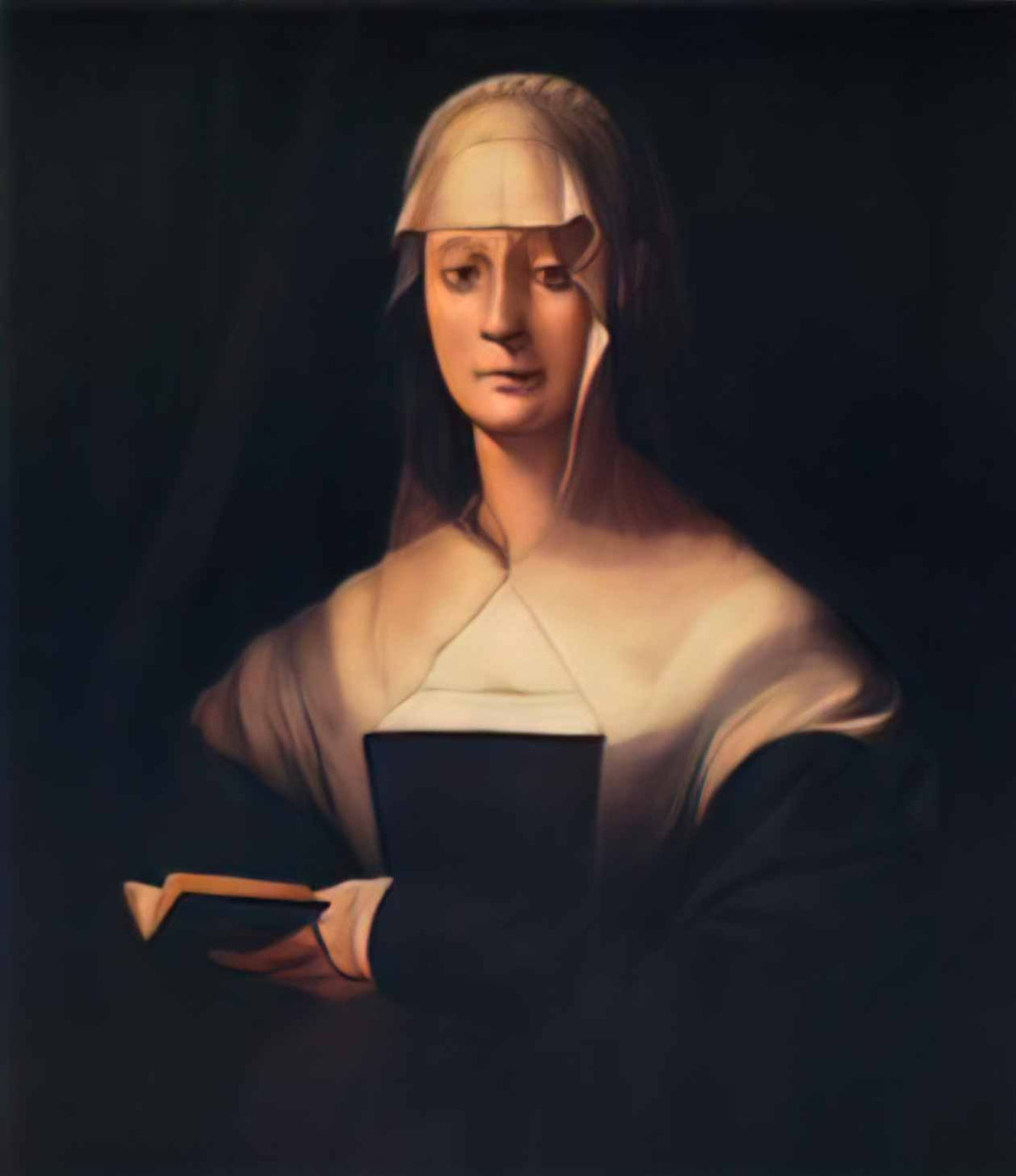 Jacopo Pontormo portrait of maria salviati Art A4 Photo Print