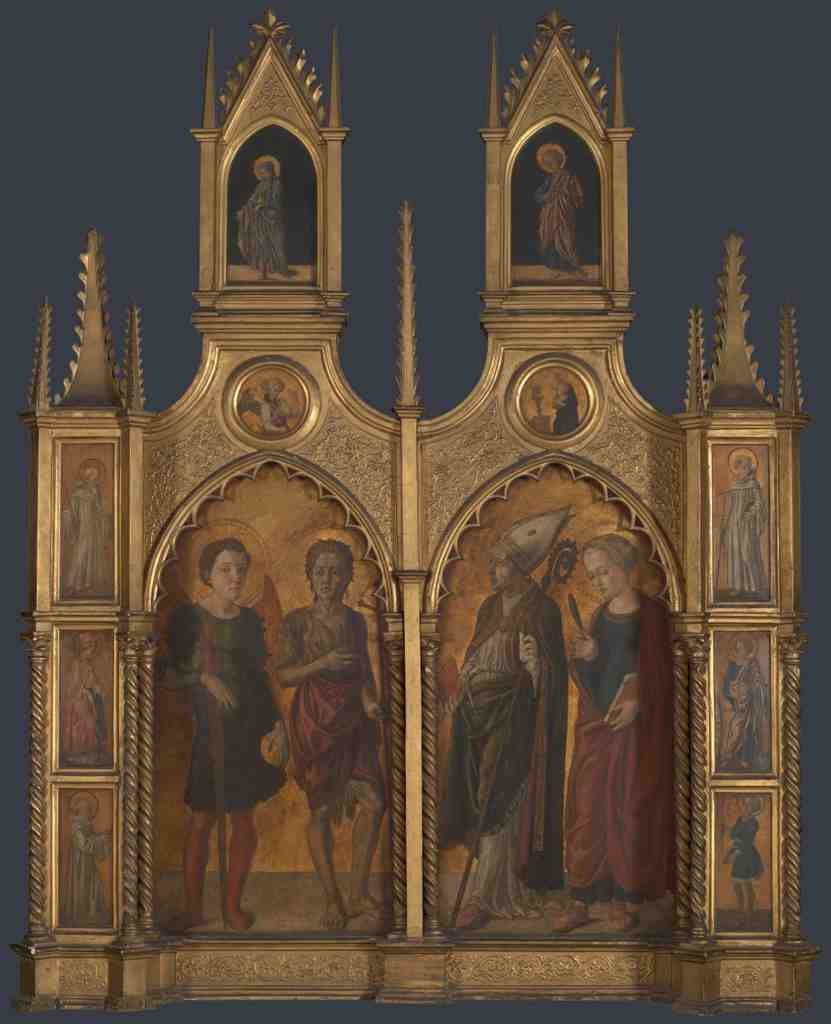 Jacopo di Antonio Master of Pratovecchio Pratovecchio Altarpiece A4 Photo Print