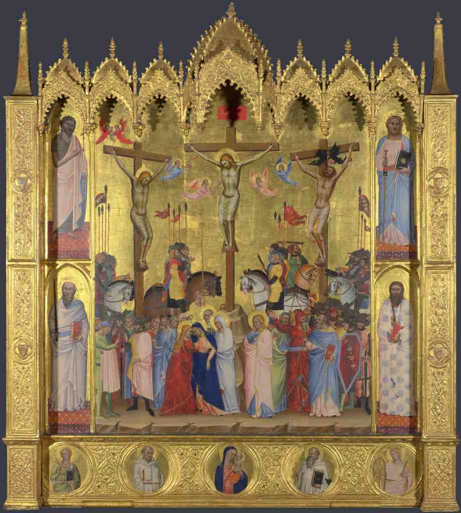 Jacopo di Cione The Crucifixion A4 Photo Print