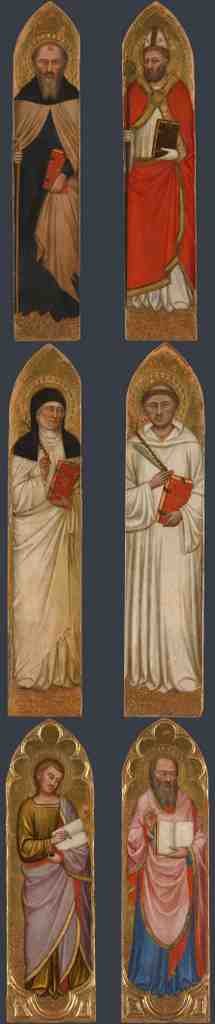 Jacopo di Cione and workshop The Littleton Pilaster Saints A4 Photo Print