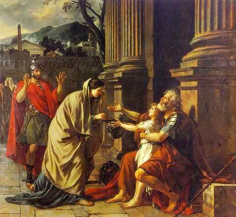 Jacques Louis David Belisarius Cgf A4 Photo Print