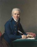 Jacques Louis David Portrait of Jacobus Blauw A4 Photo Print