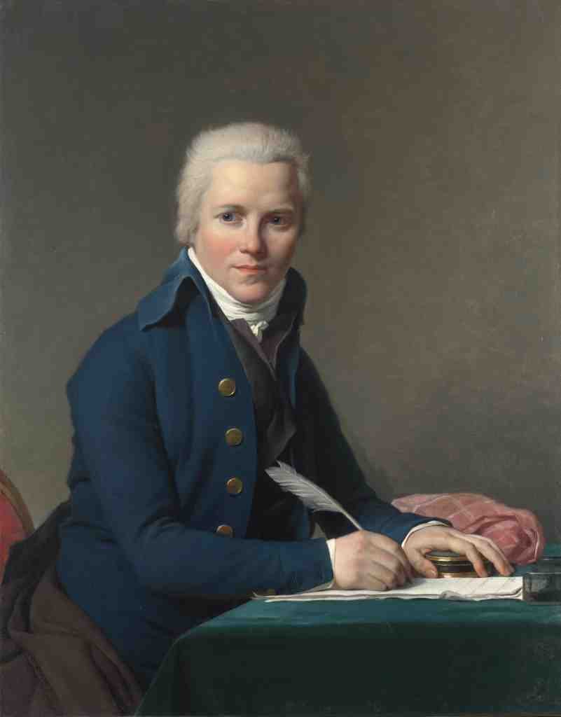Jacques Louis David Portrait of Jacobus Blauw A4 Photo Print