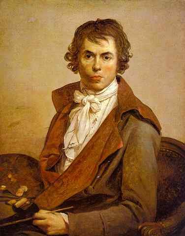 Jacques Louis David Self Portrait A4 Photo Print