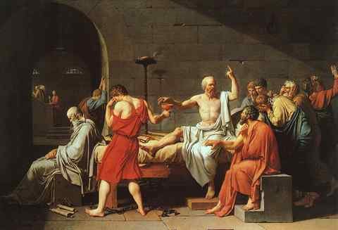Jacques Louis David The Death Of Socrates Cgf A4 Photo Print