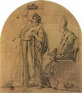 Jacopo Bellini profile of a man Art A4 Photo Print