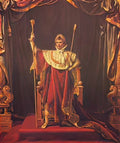 Jacques Louis David portrait of napoleon in imperial garb Art A4 Photo Print