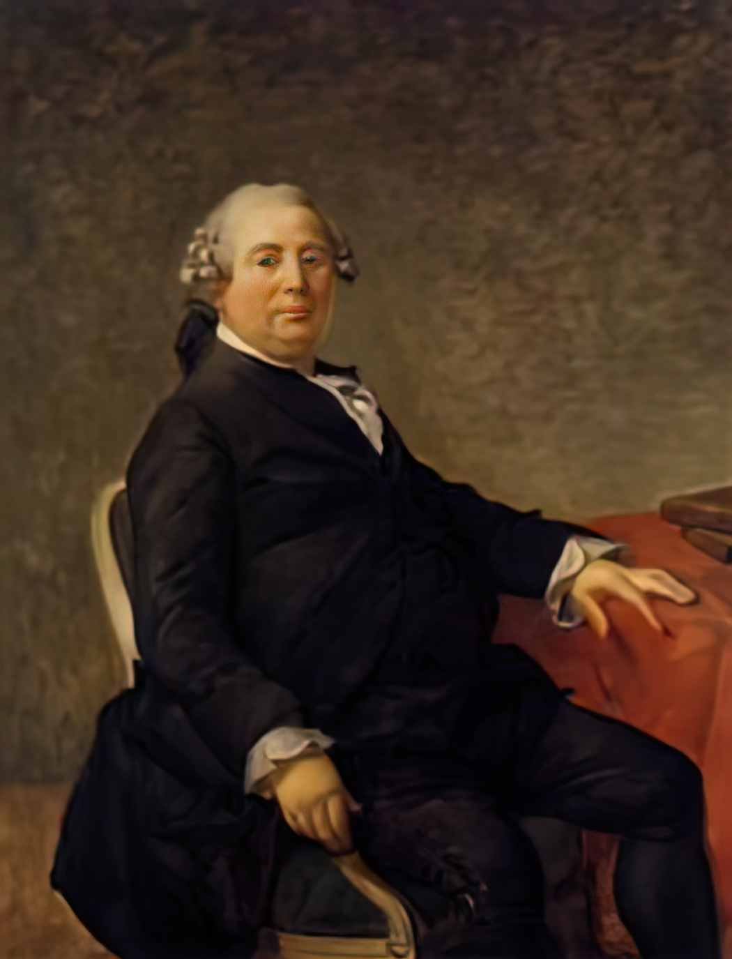 Jacques Louis David portrait of philippe laurent de joubert Art A4 Photo Print