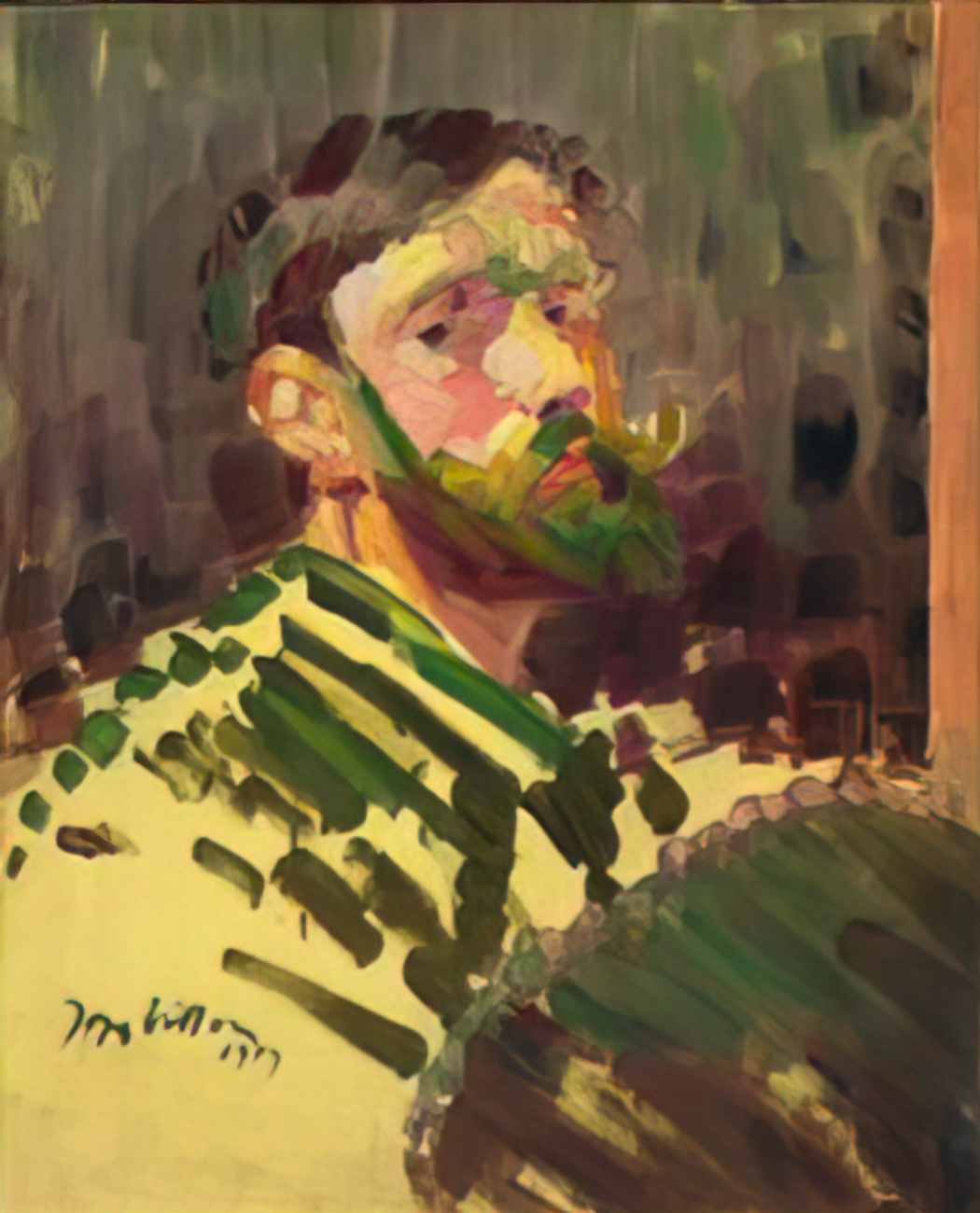 Jacques Villon portrait of the artist 1909 Art A4 Photo Print