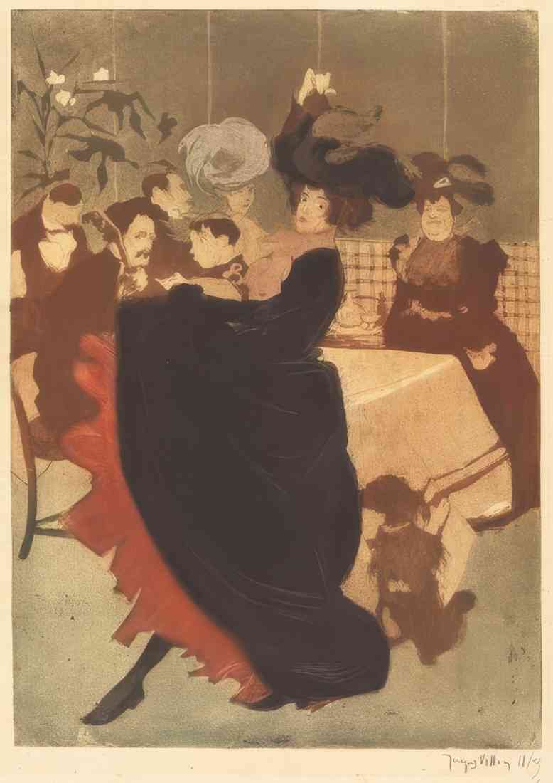 Jacques Villon spanish dancer danseuse espagnole 1899 1 A4 Photo Print