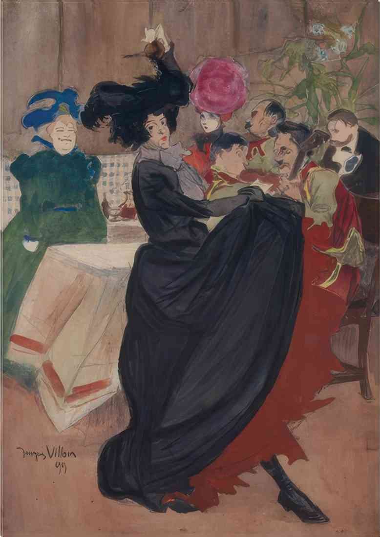 Jacques Villon spanish dancer danseuse espagnole 1899 2 A4 Photo Print