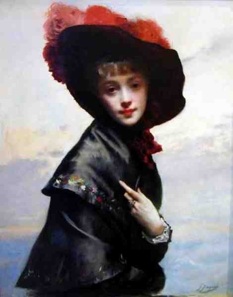 Jacquet Gustave Jean La Coquette 5 A4 Photo Print