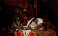 Jacquet Gustave Jean Trinquier Antoine Guillaume Still Life With Dishes A Vase A Candlestick And Other Objects 5 A4 Photo Print