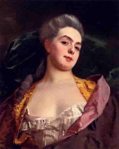 Jacquet Gustave Portrait Of 5 A4 Photo Print