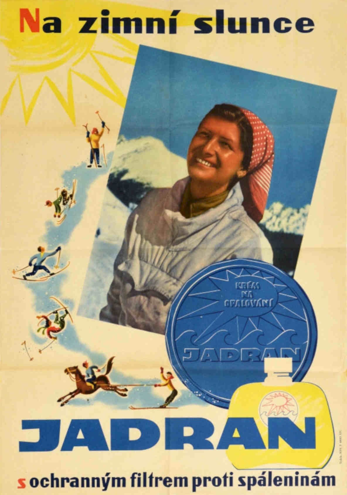 Jadran Winter Sun Vintage Retro Advert Poster A4 Photo Print