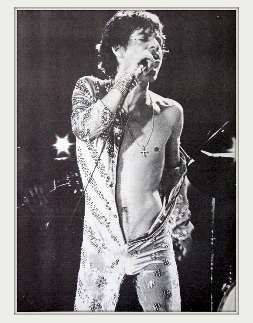 Jagger Sequins Stage Vintage Retro Advert Poster A4 Photo Print
