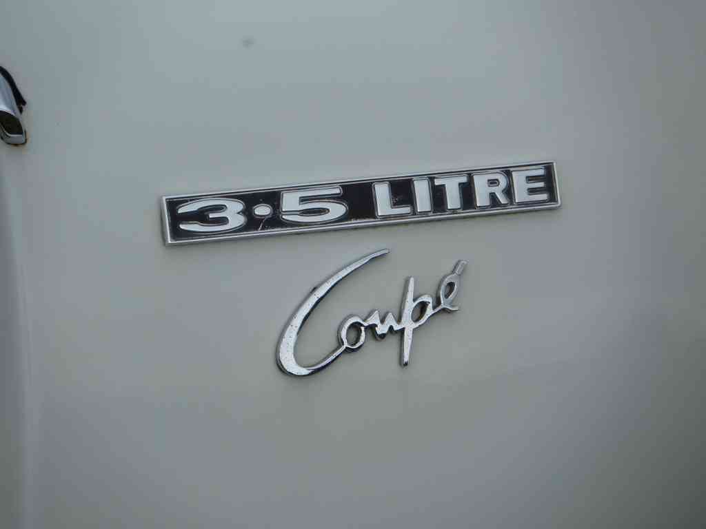 Jaguar 3.5 Coupe White Bonnet 2708 Grille A4 Photo Print