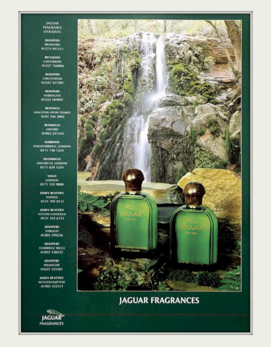 Jaguar Fragrances Print Vintage Retro Advert Poster A4 Photo Print