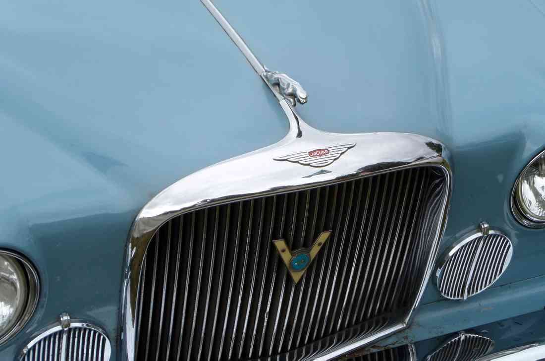 Jaguar XJ Bonnet 2639 Grille Real A4 Photo Print
