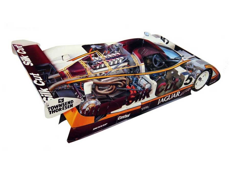Jaguar XJR9 cutaway A4 Photo Print