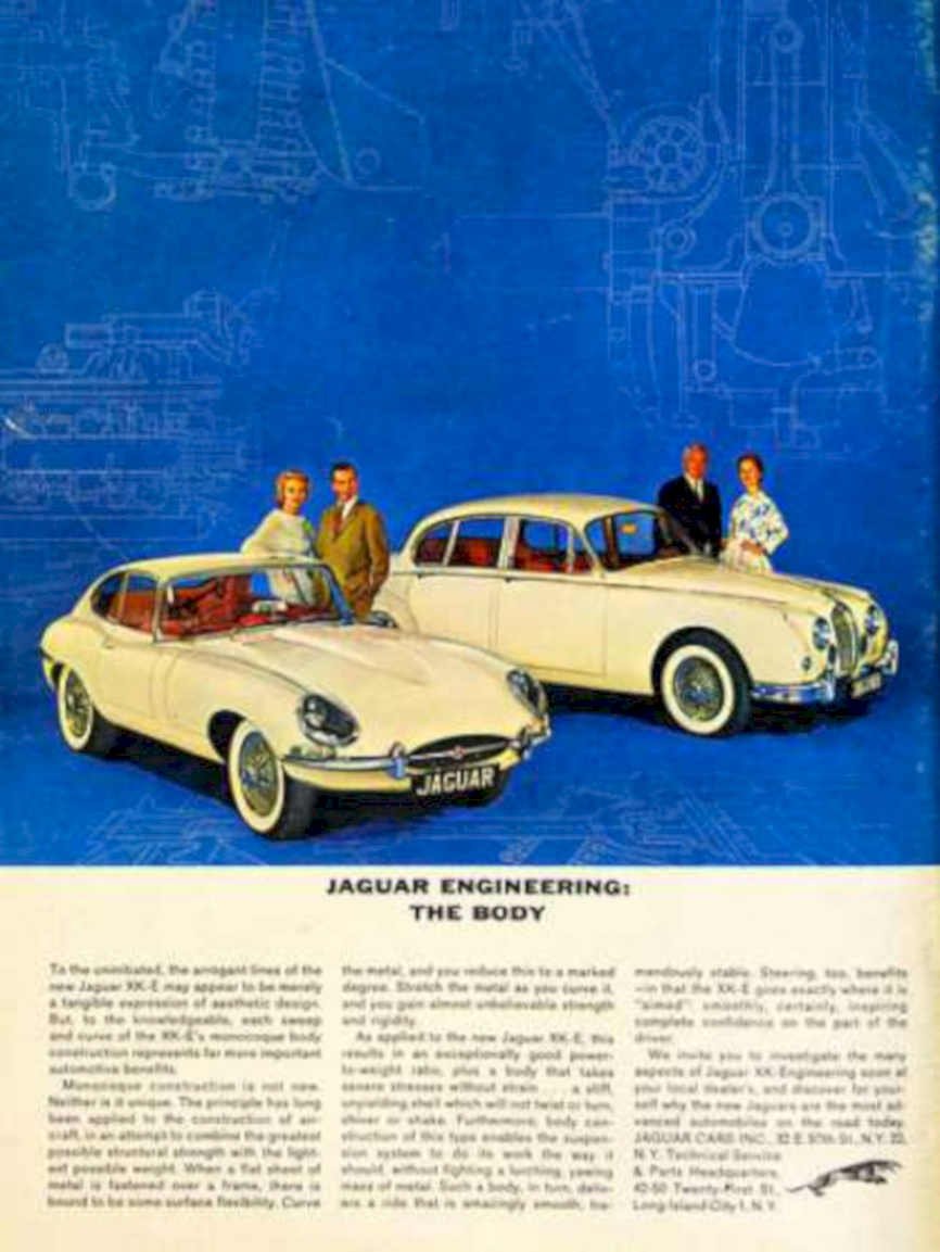 Jaguar Xk120 Cars Vintage Retro Advert Ads A4 Photo Print