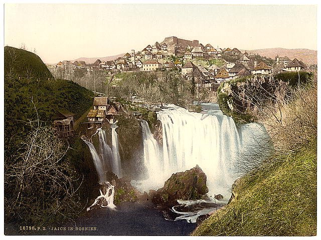 Jajce Bosnia Vintage A4 Photo Print