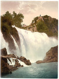 Jajce a waterfall Bosnia Vintage A4 Photo Print