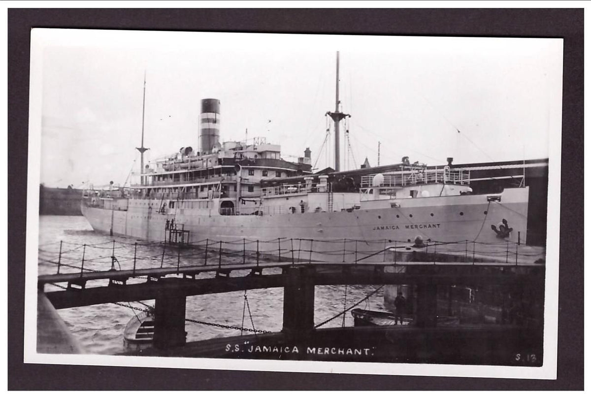 Jamaica Merchant Jamaica Fruit Co Steam ship A4 Photo Print