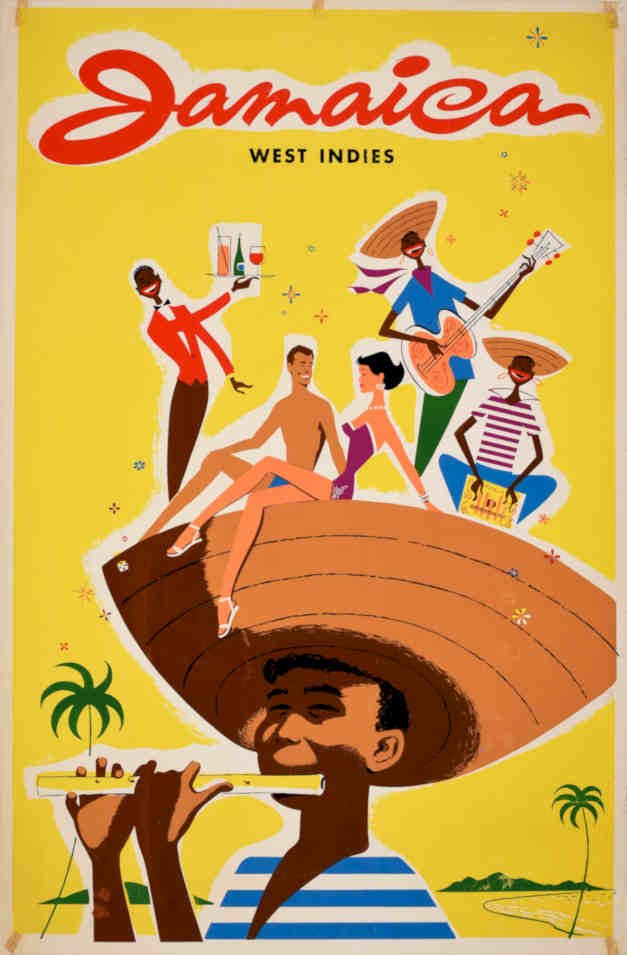 Jamaica West Indies Vintage Retro Advert Poster A4 Photo Print
