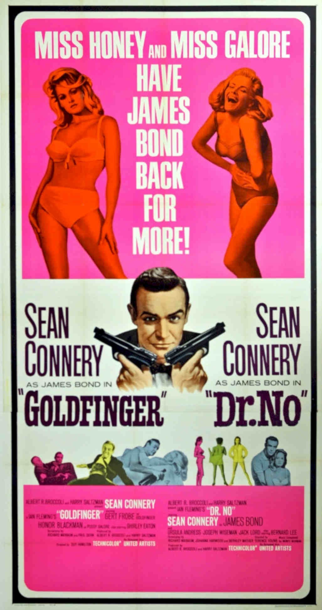 James Bond Goldfinger 1 Vintage Retro Advert Poster A4 Photo Print