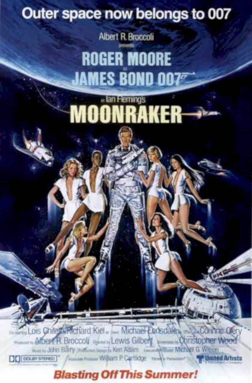 James Bond Moonraker Vintage Retro Advert Ads A4 Photo Print