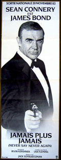 James Bond Never Vintage Retro Advert Poster A4 Photo Print
